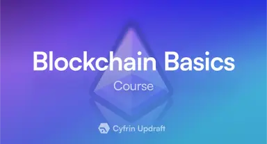 Cyfrin Updraft Blockchain basics course banner